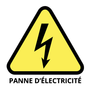 Panne d'électricité sur le réseau